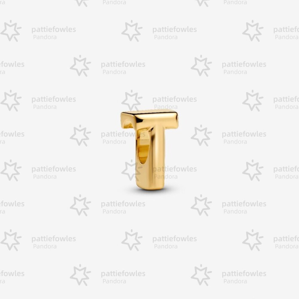 Pandora Letter T Alphabet Mini Charm|Pendant